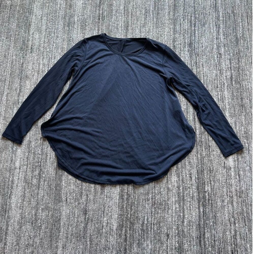 Lululemon Black Long Sleeve Swing Shirt Size 2